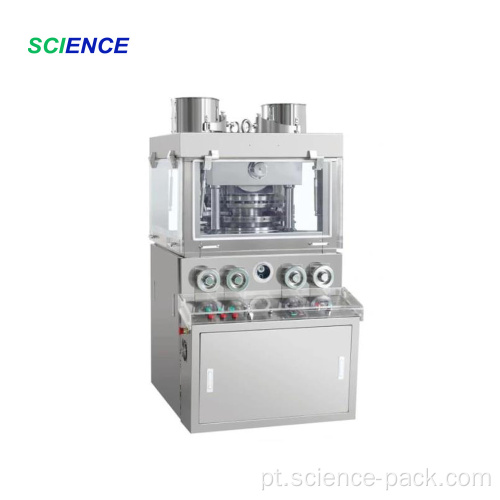 Máquina automática de prensagem de comprimidos farmacêuticos